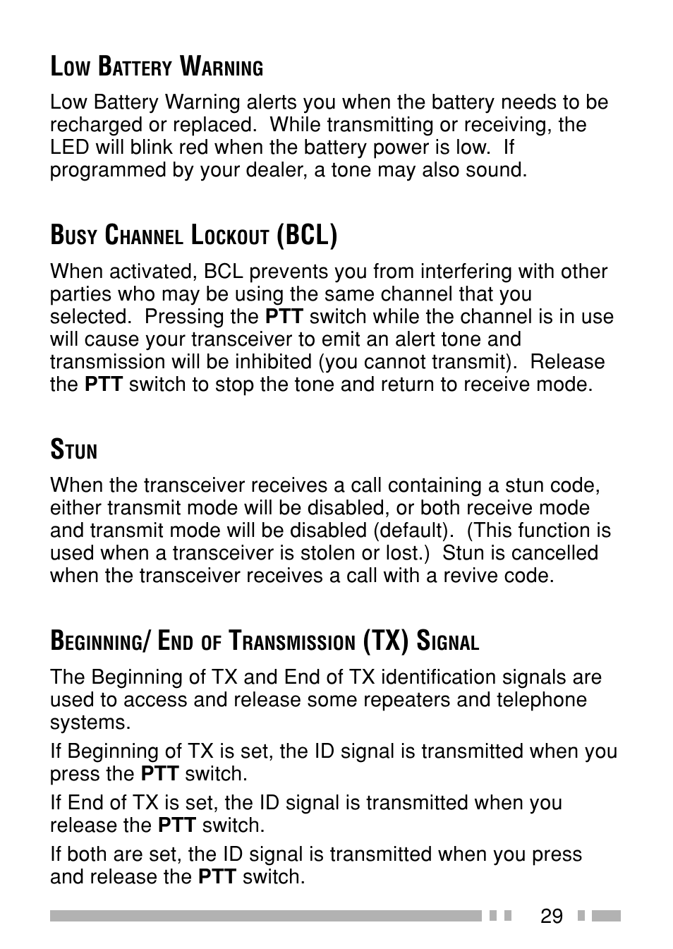 Bcl), Tx) s | Kenwood TK-3160E3 - Discontinued User Manual | Page 36 / 36