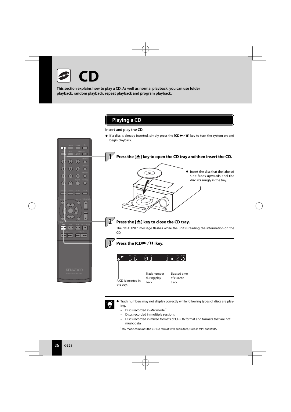 Kenwood K-521-B User Manual | Page 26 / 76