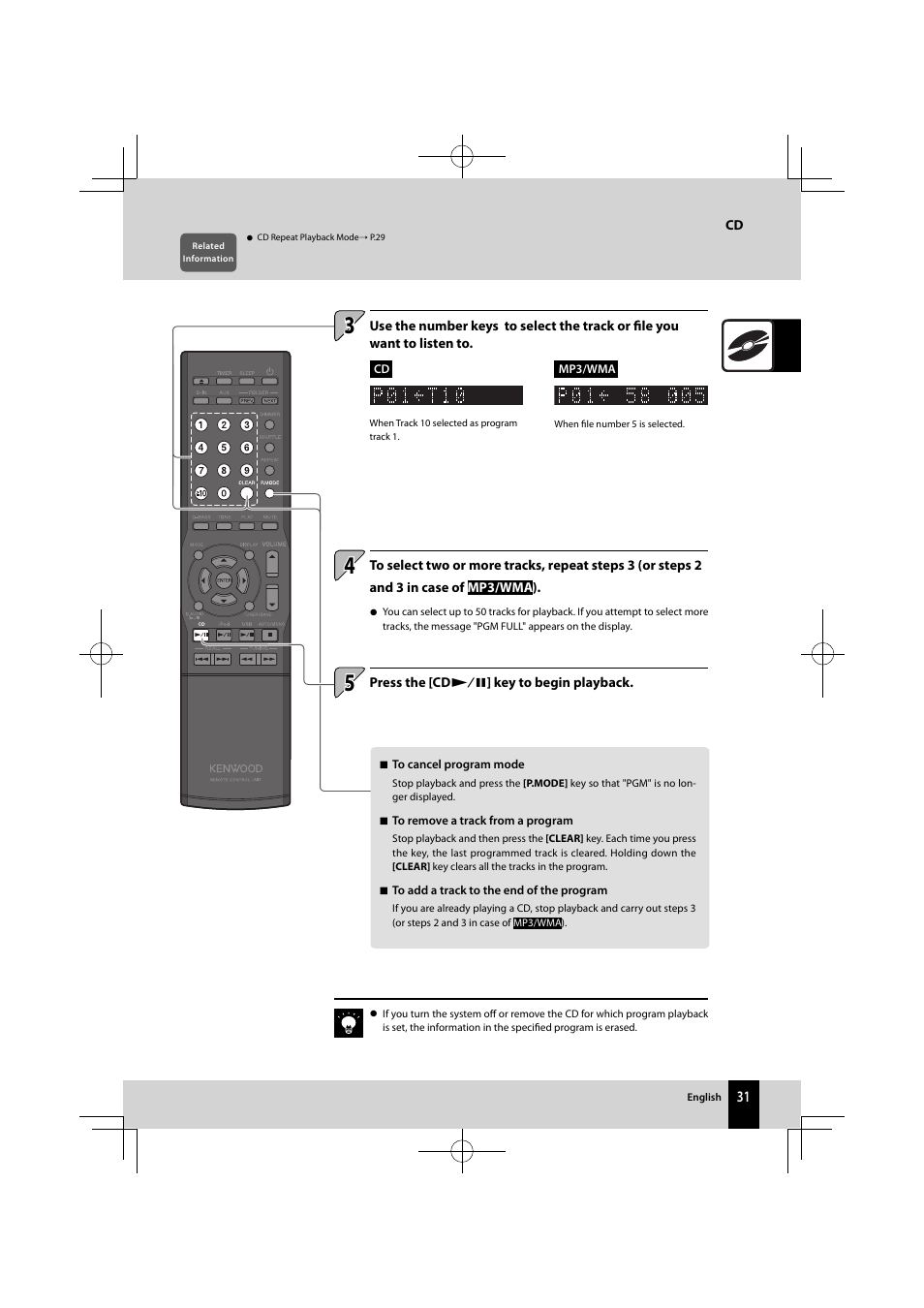 Kenwood K-521-B User Manual | Page 31 / 76