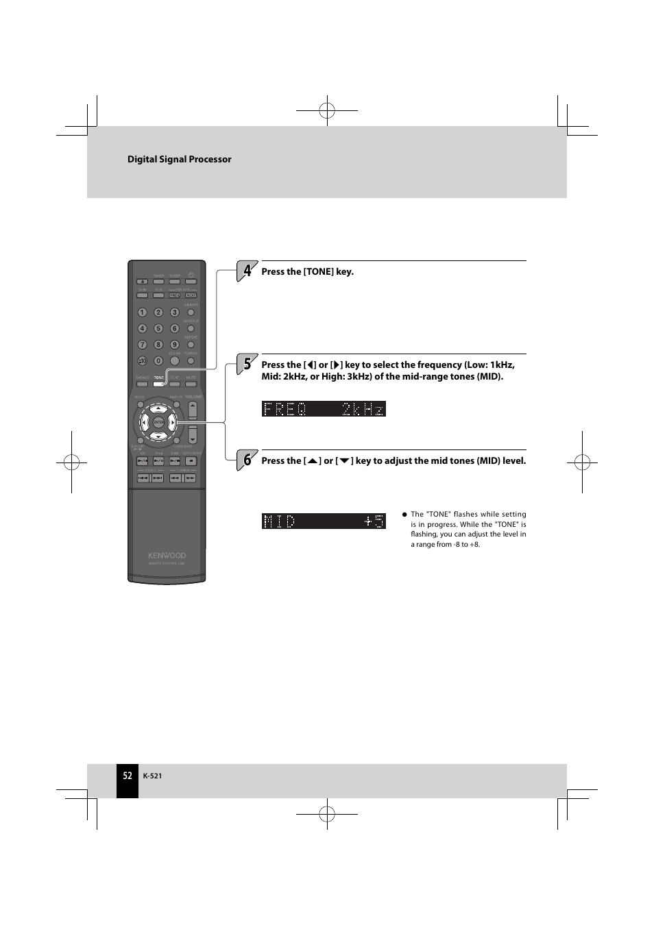 Kenwood K-521-B User Manual | Page 52 / 76