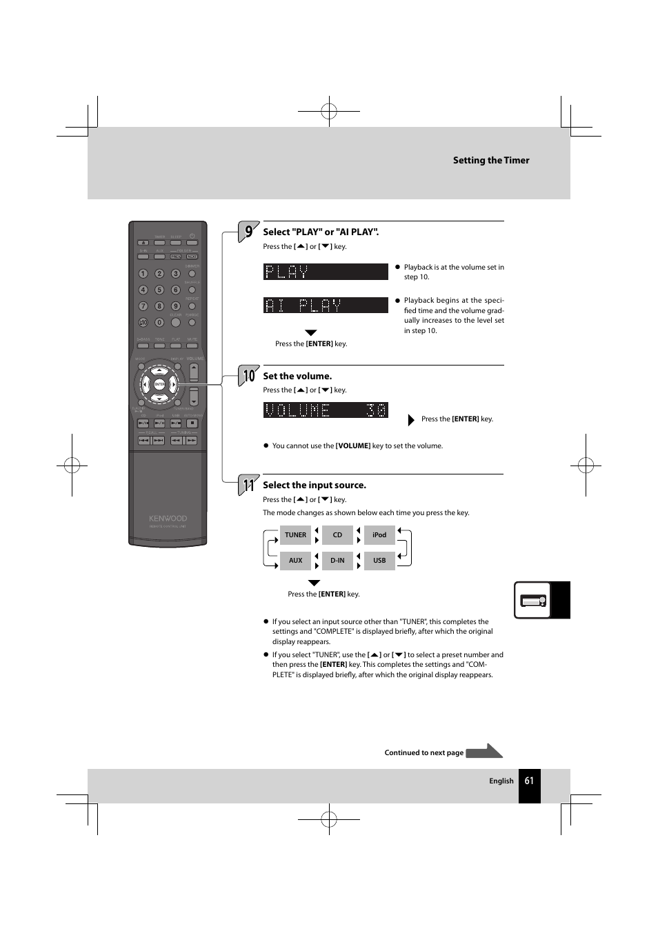 Kenwood K-521-B User Manual | Page 61 / 76