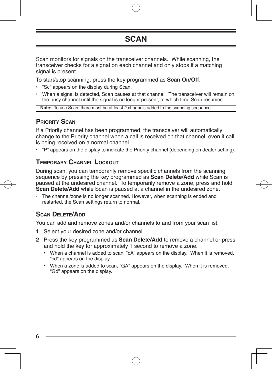 Scan | Kenwood TK-8302E User Manual | Page 11 / 19
