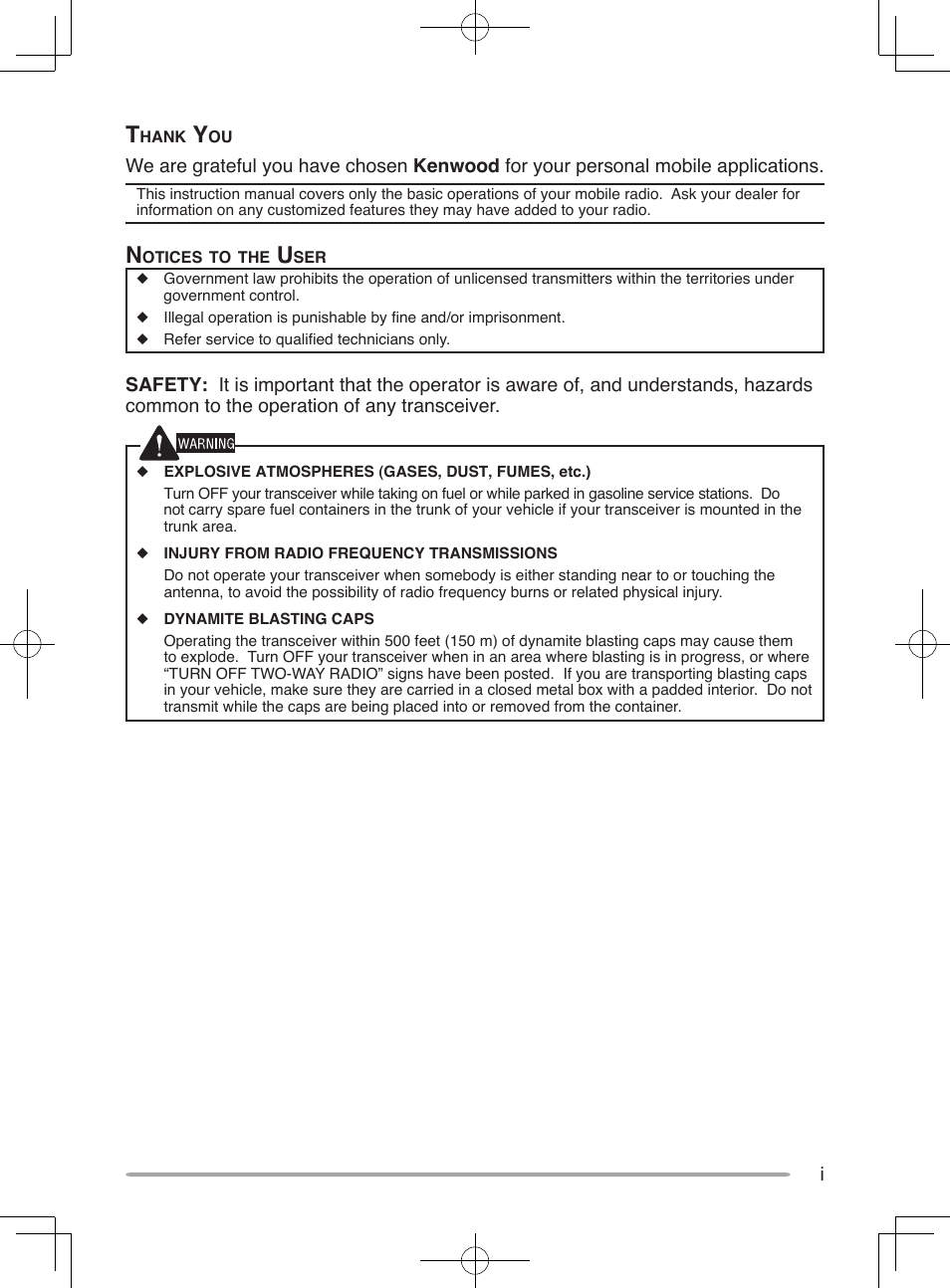Kenwood TK-8302E User Manual | Page 4 / 19