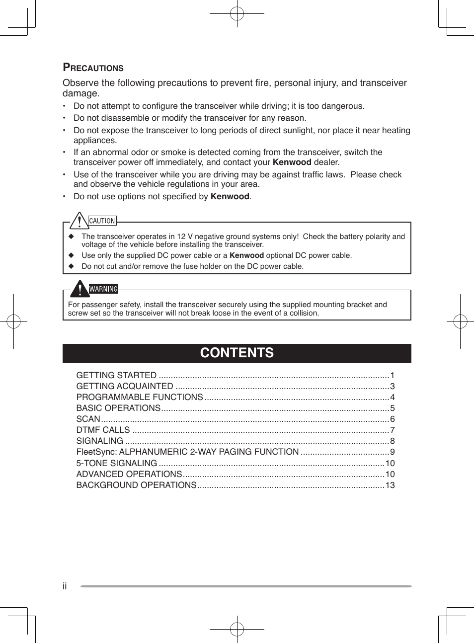 Kenwood TK-8302E User Manual | Page 5 / 19