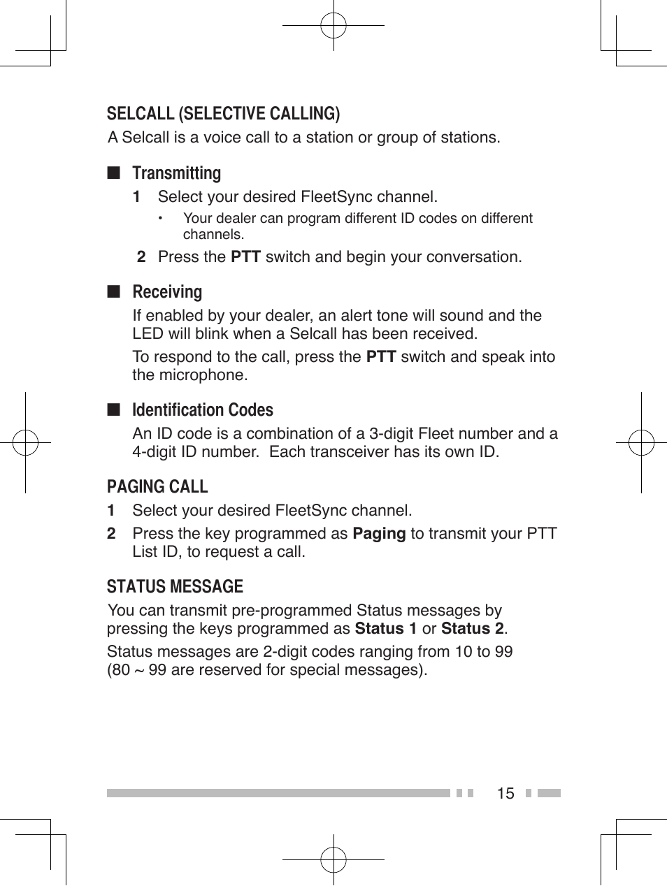 Kenwood TK-2360E User Manual | Page 23 / 28