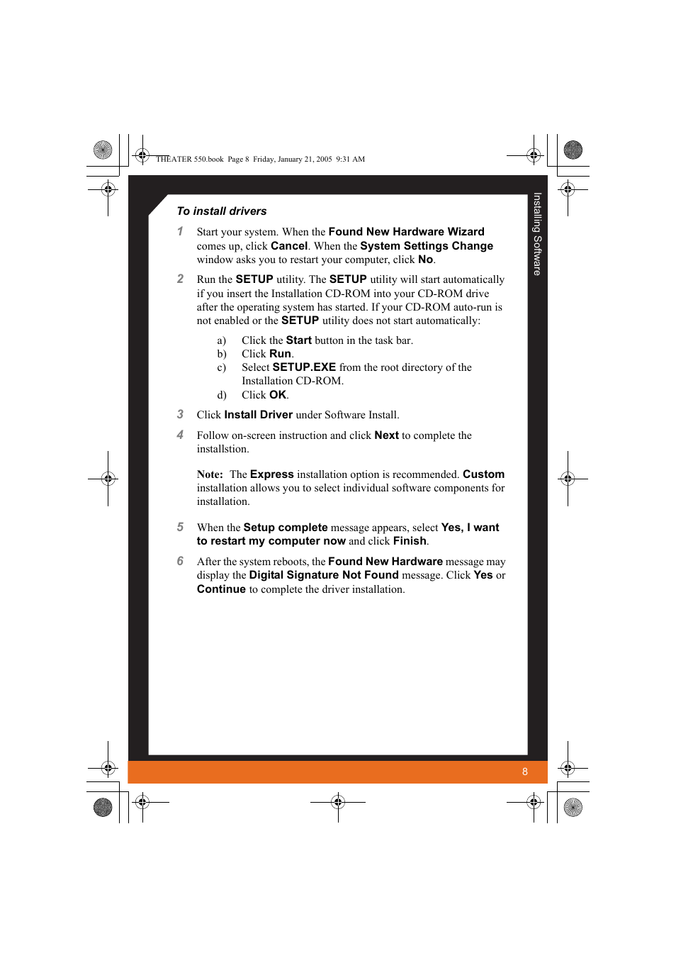 ATI Technologies THEATER 550 User Manual | Page 13 / 23