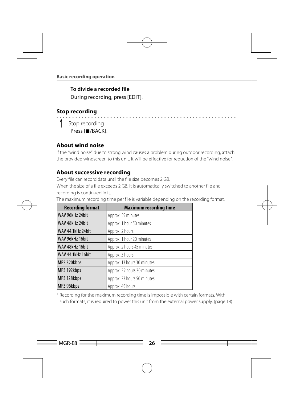 Kenwood MGR-E8-B User Manual | Page 26 / 84