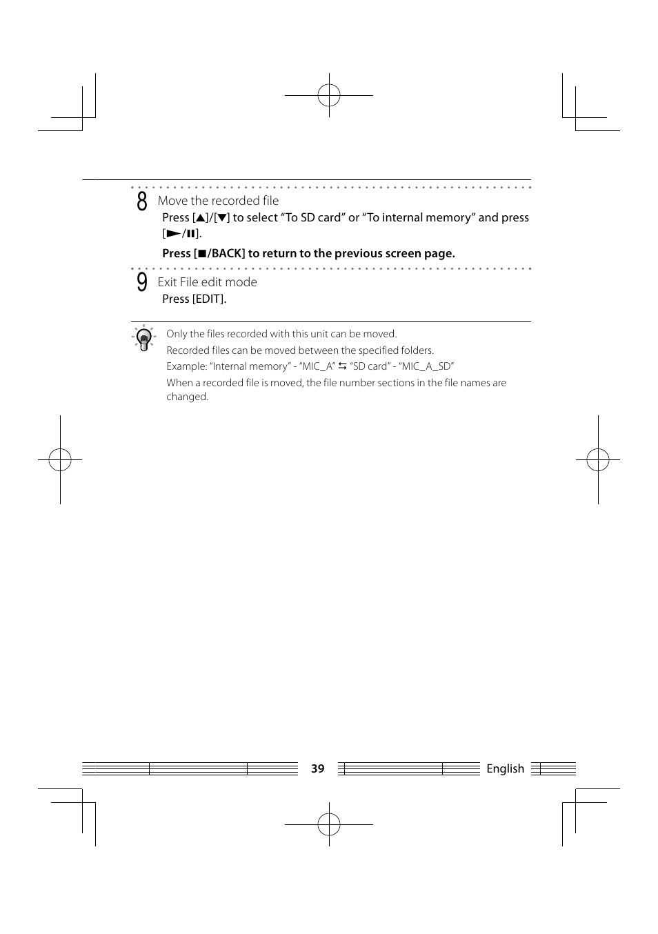 Kenwood MGR-E8-B User Manual | Page 39 / 84