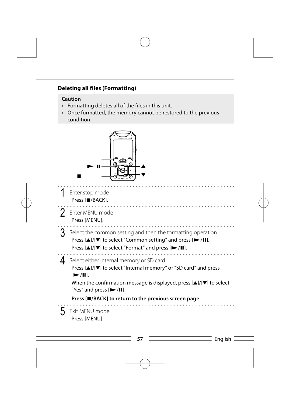 Kenwood MGR-E8-B User Manual | Page 57 / 84