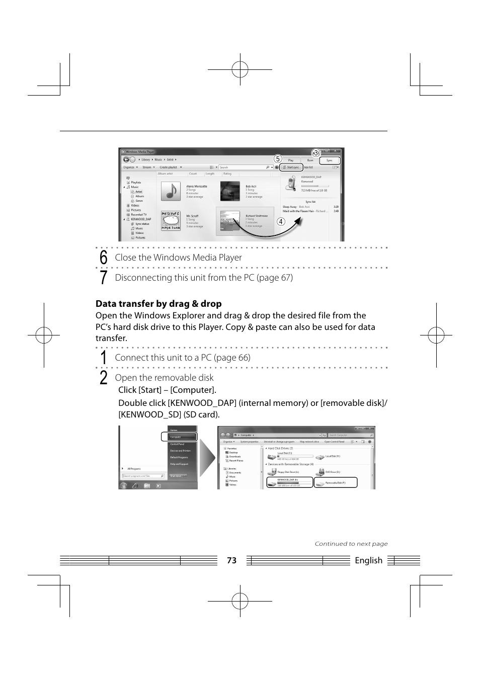 Kenwood MGR-E8-B User Manual | Page 73 / 84