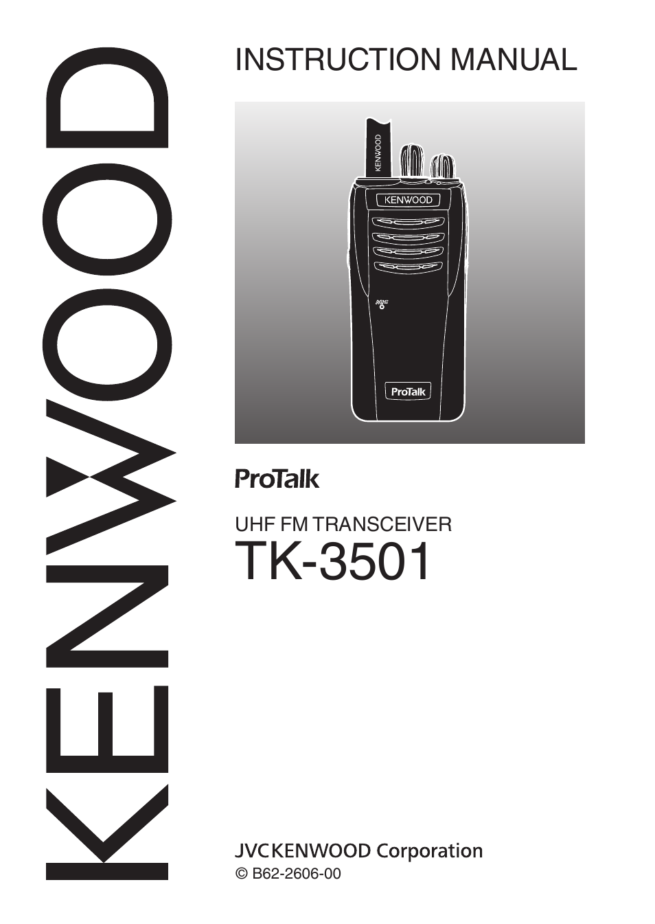 Kenwood TK-3501E User Manual | 31 pages