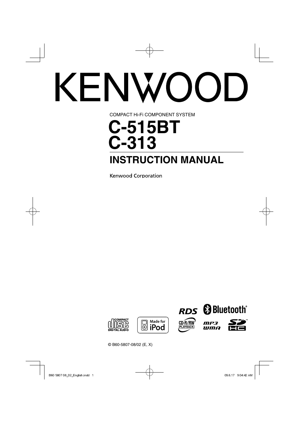 Kenwood C-515BT User Manual | 28 pages