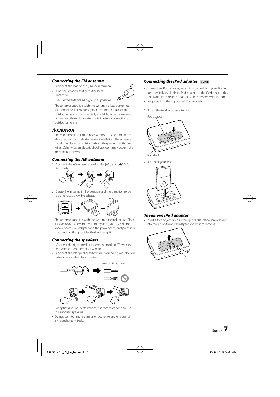 Kenwood C-515BT User Manual | Page 7 / 28