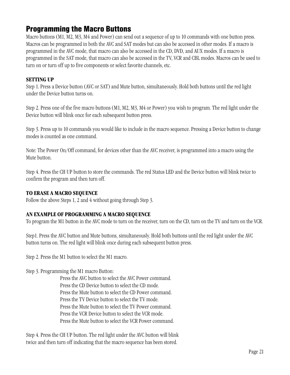 Programming the macro buttons | ATI Technologies ATP 8500 User Manual | Page 21 / 36