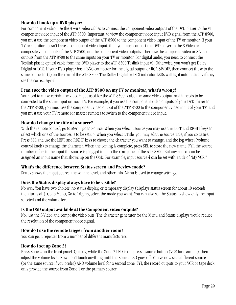 ATI Technologies ATP 8500 User Manual | Page 29 / 36