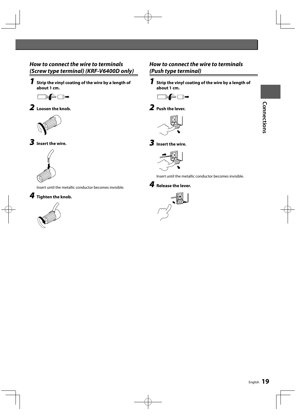 Kenwood KRF-V5450D User Manual | Page 19 / 48