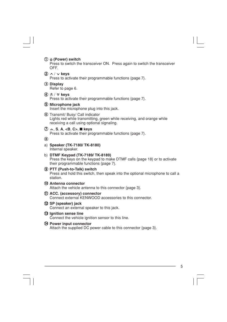 Kenwood TK-7180E User Manual | Page 11 / 33