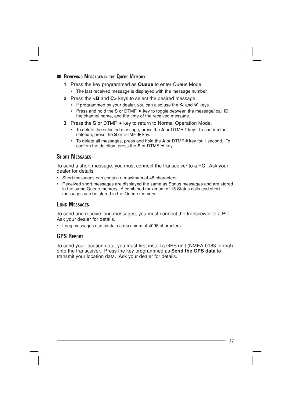 Gps r | Kenwood TK-7180E User Manual | Page 23 / 33