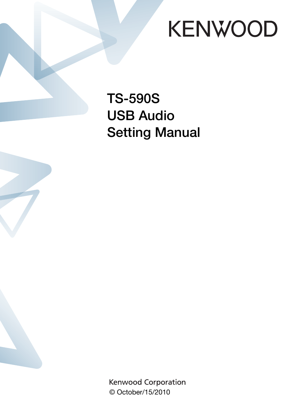 Kenwood TS-590S User Manual | 17 pages