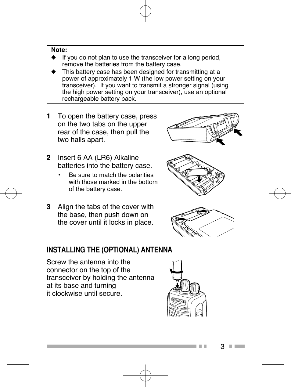 Kenwood NX-320E3 User Manual | Page 12 / 40