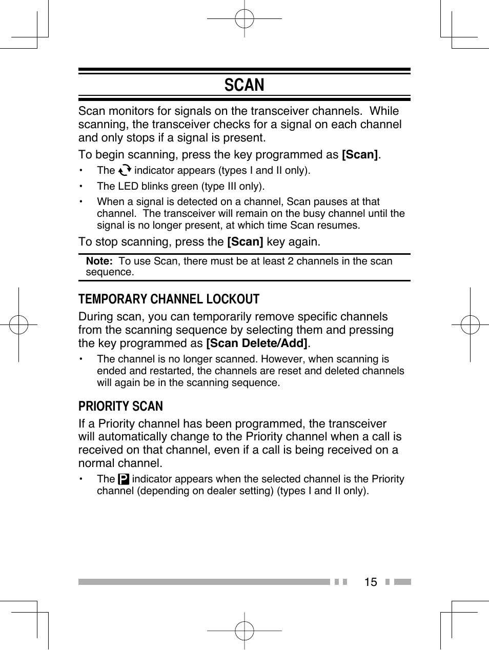 Scan | Kenwood NX-320E3 User Manual | Page 24 / 40