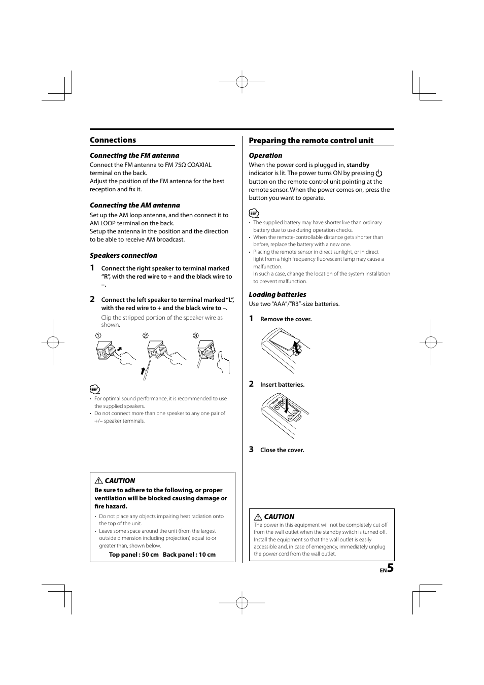 Kenwood M-505USB-S User Manual | Page 5 / 24