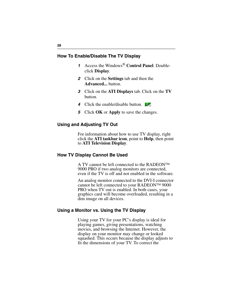 How to | ATI Technologies RADEON 9000 PRO User Manual | Page 32 / 35