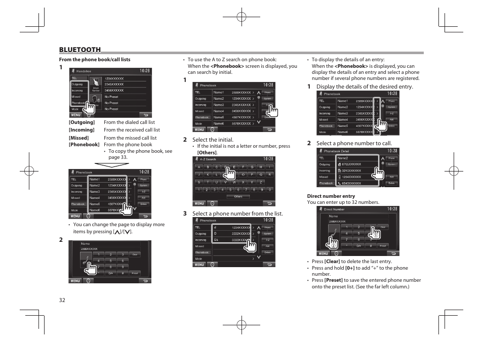 Kenwood DDX4025BT User Manual | Page 32 / 64