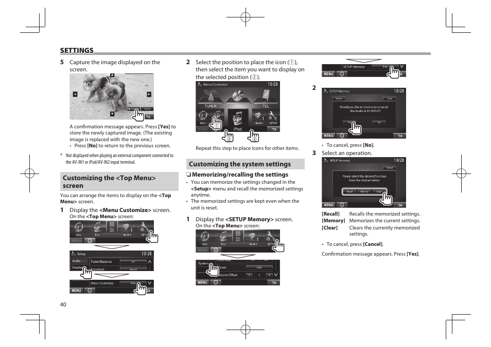 Kenwood DDX4025BT User Manual | Page 40 / 64