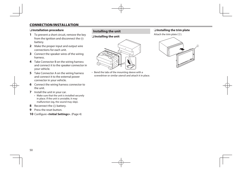 Kenwood DDX4025BT User Manual | Page 50 / 64