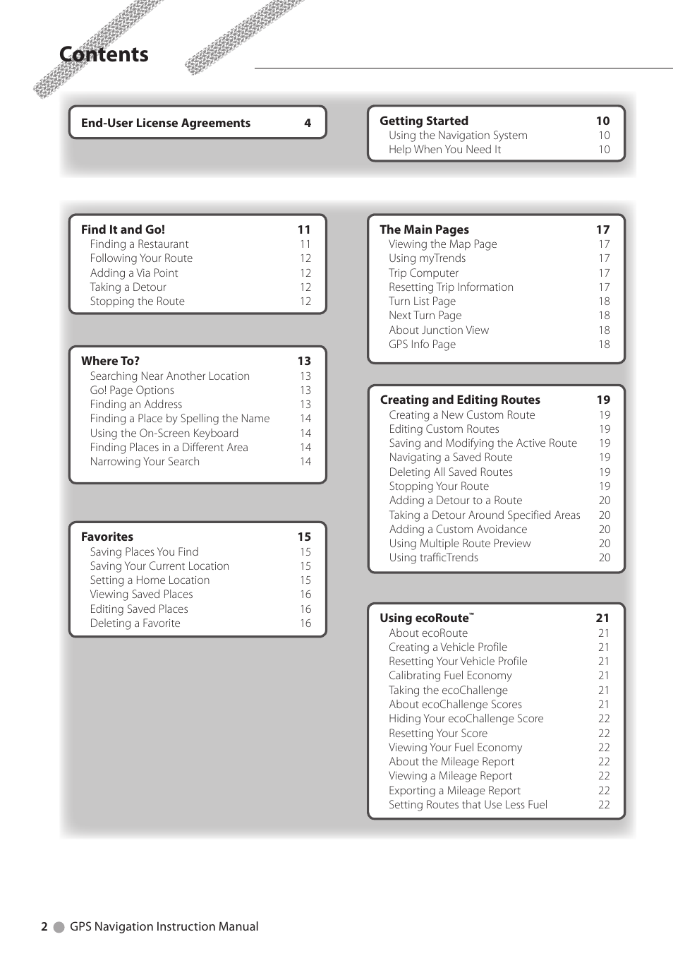 Kenwood DNX5210BT User Manual | Page 2 / 28