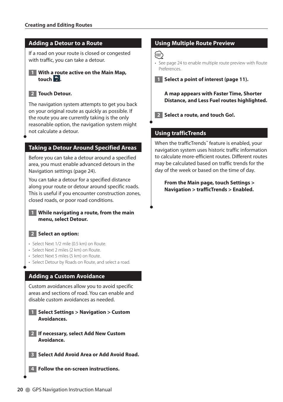 Kenwood DNX5210BT User Manual | Page 20 / 28