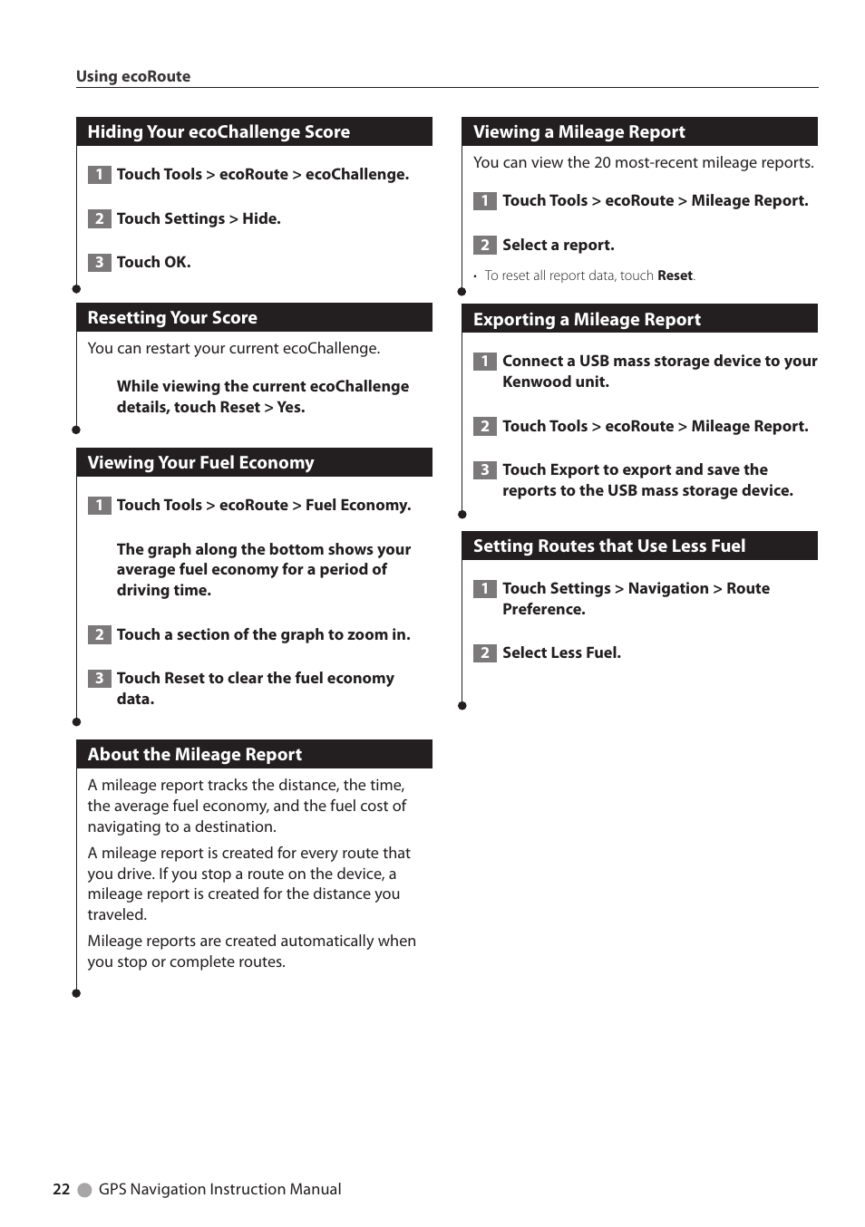 Kenwood DNX5210BT User Manual | Page 22 / 28