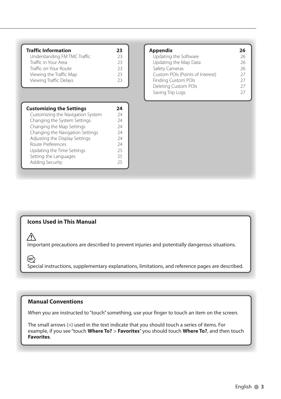 Kenwood DNX5210BT User Manual | Page 3 / 28