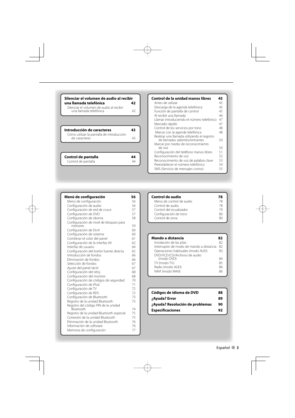 Kenwood DDX5022 User Manual | Page 3 / 96