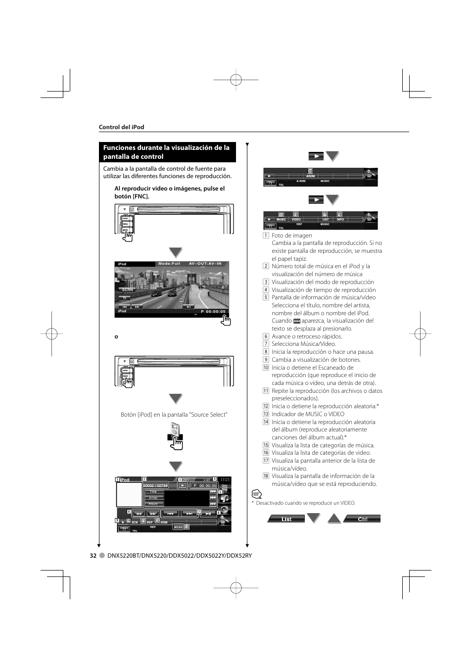 Kenwood DDX5022 User Manual | Page 32 / 96