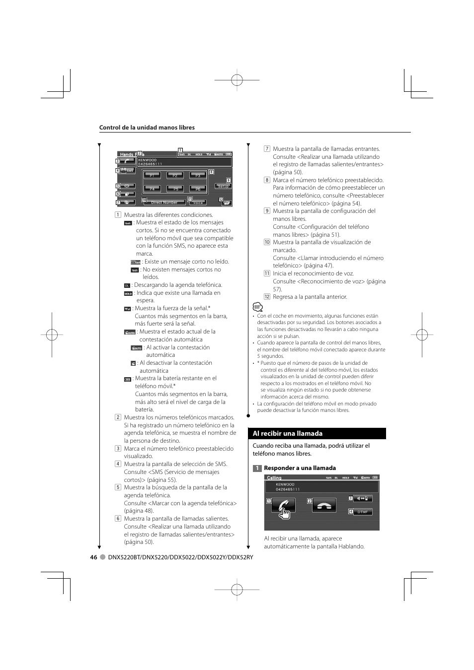 Kenwood DDX5022 User Manual | Page 46 / 96