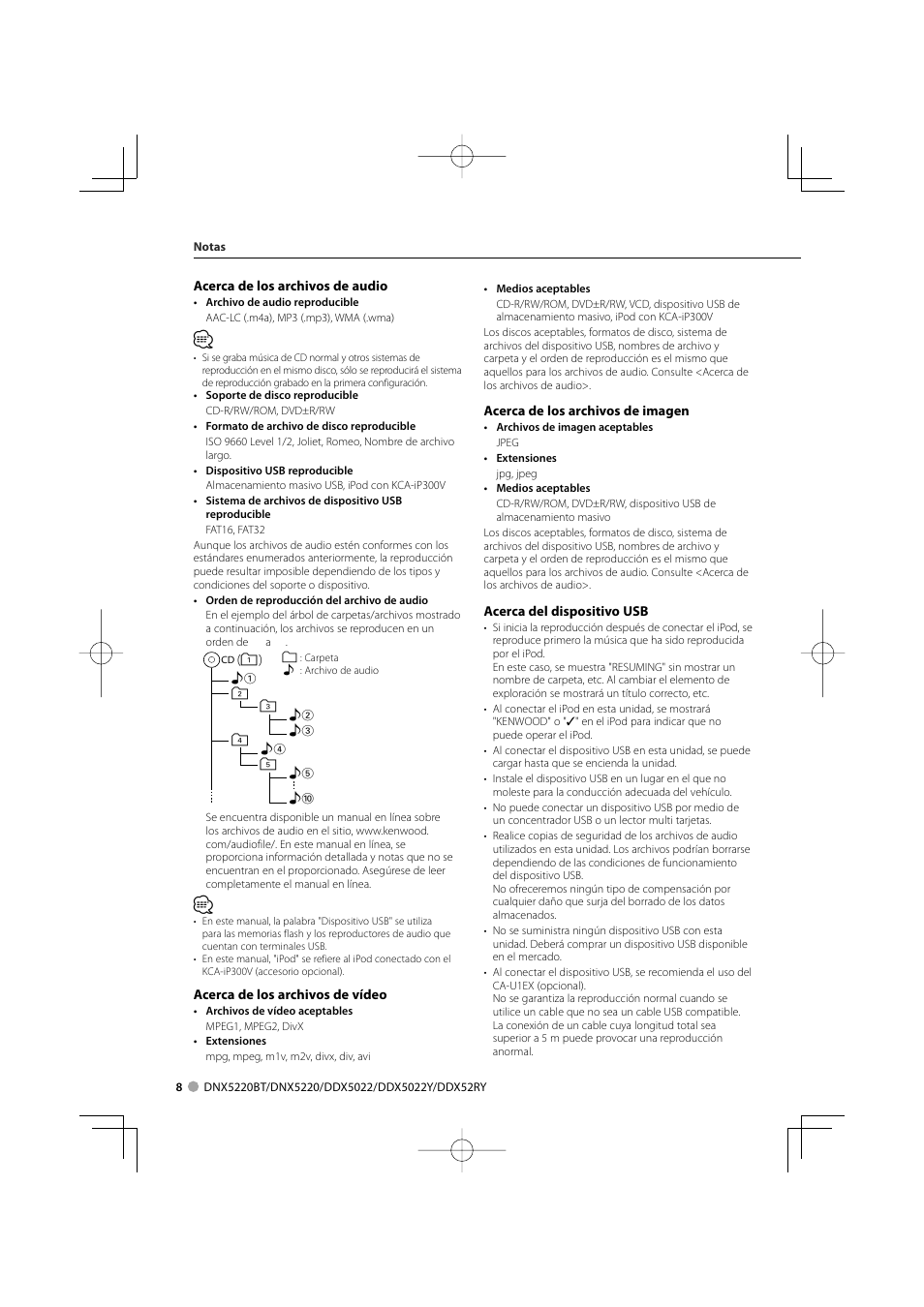 Kenwood DDX5022 User Manual | Page 8 / 96