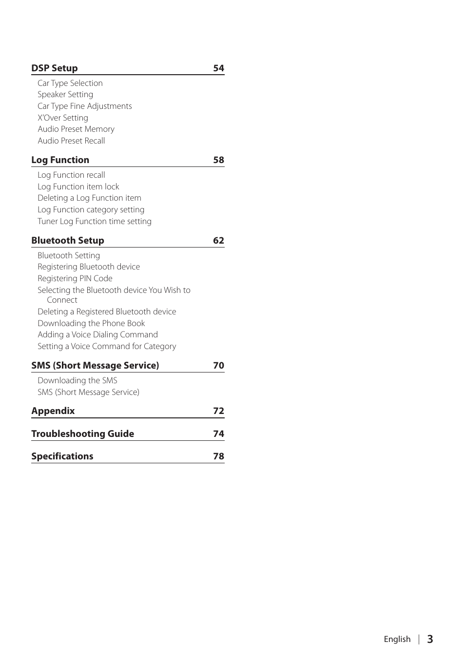 Kenwood DPX504U User Manual | Page 3 / 79