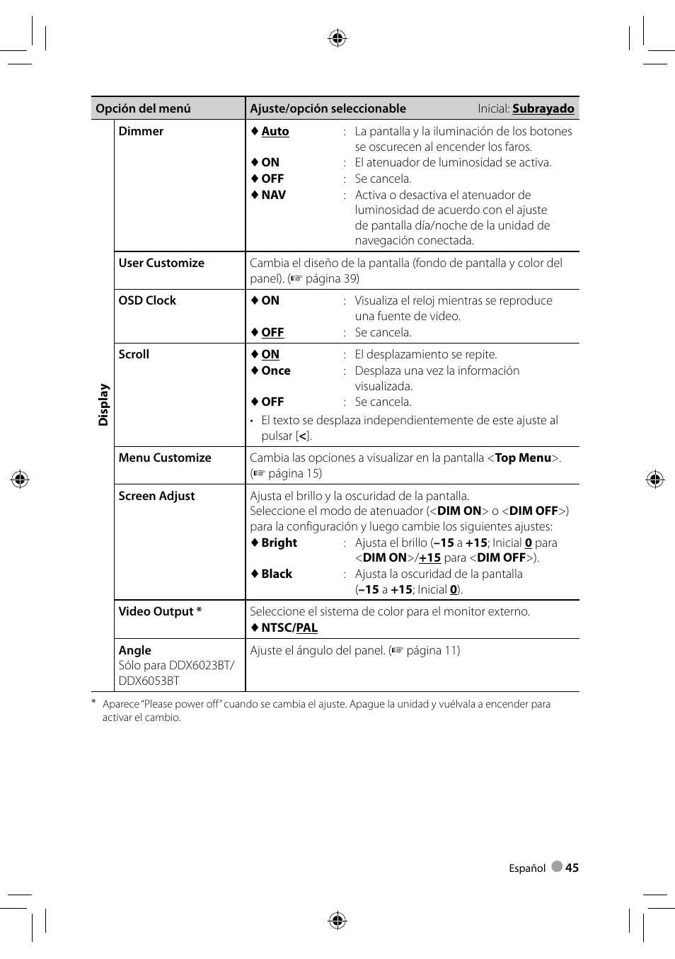 Kenwood DDX4023BT User Manual | Page 45 / 84