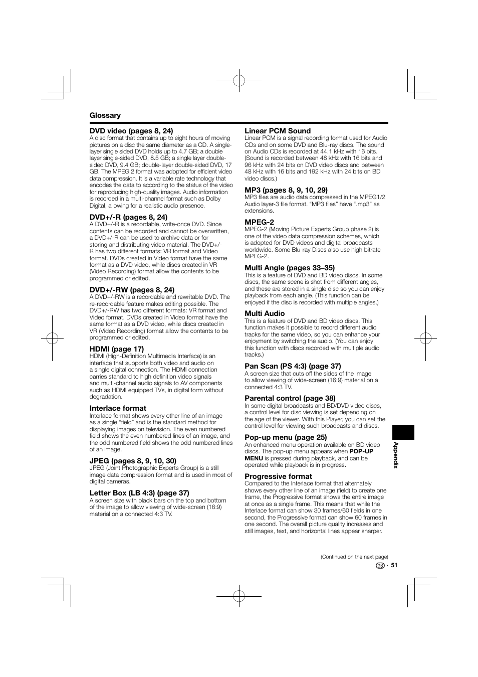 Kenwood BD-7000 User Manual | Page 52 / 55