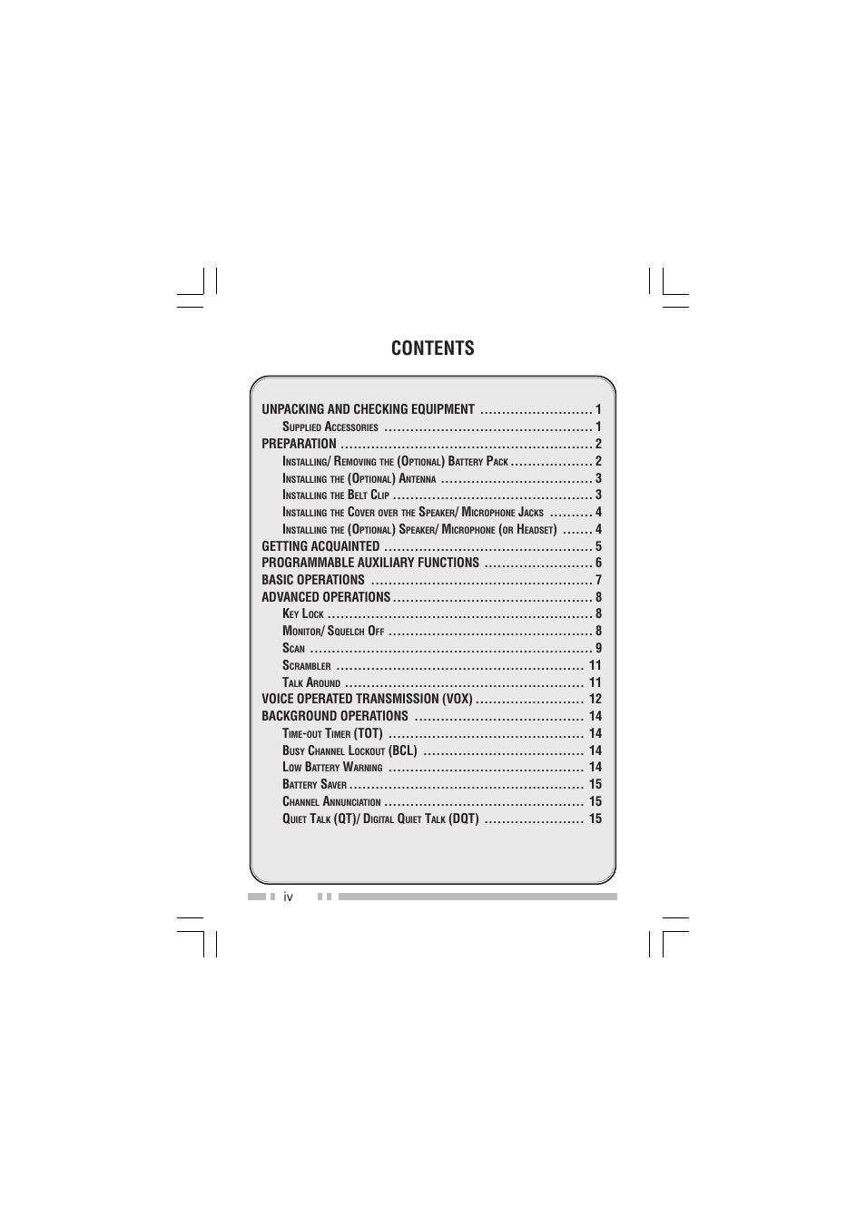 Kenwood TK-3202E - Discontinued User Manual | Page 6 / 22