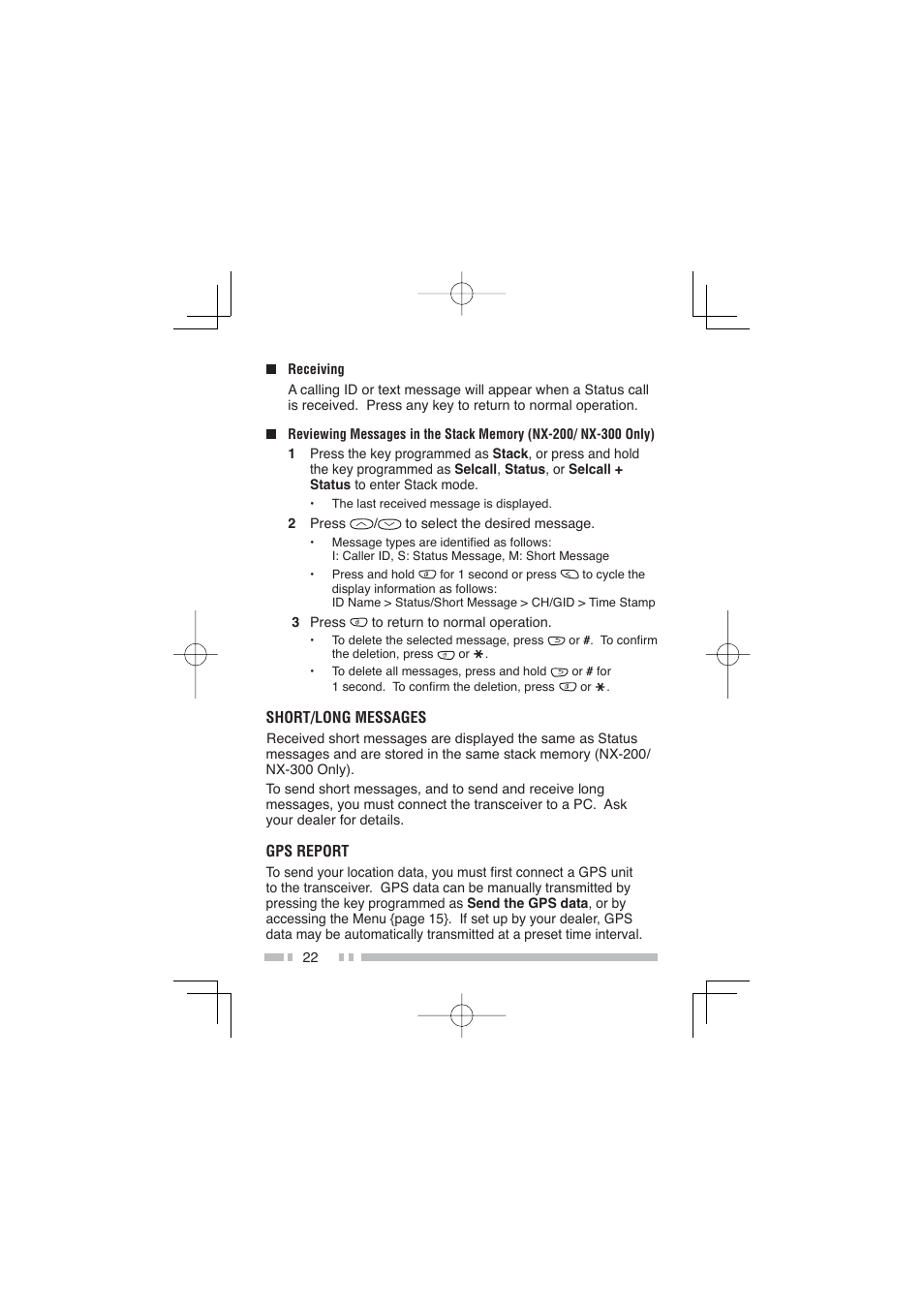 Kenwood NX-300SE User Manual | Page 33 / 47