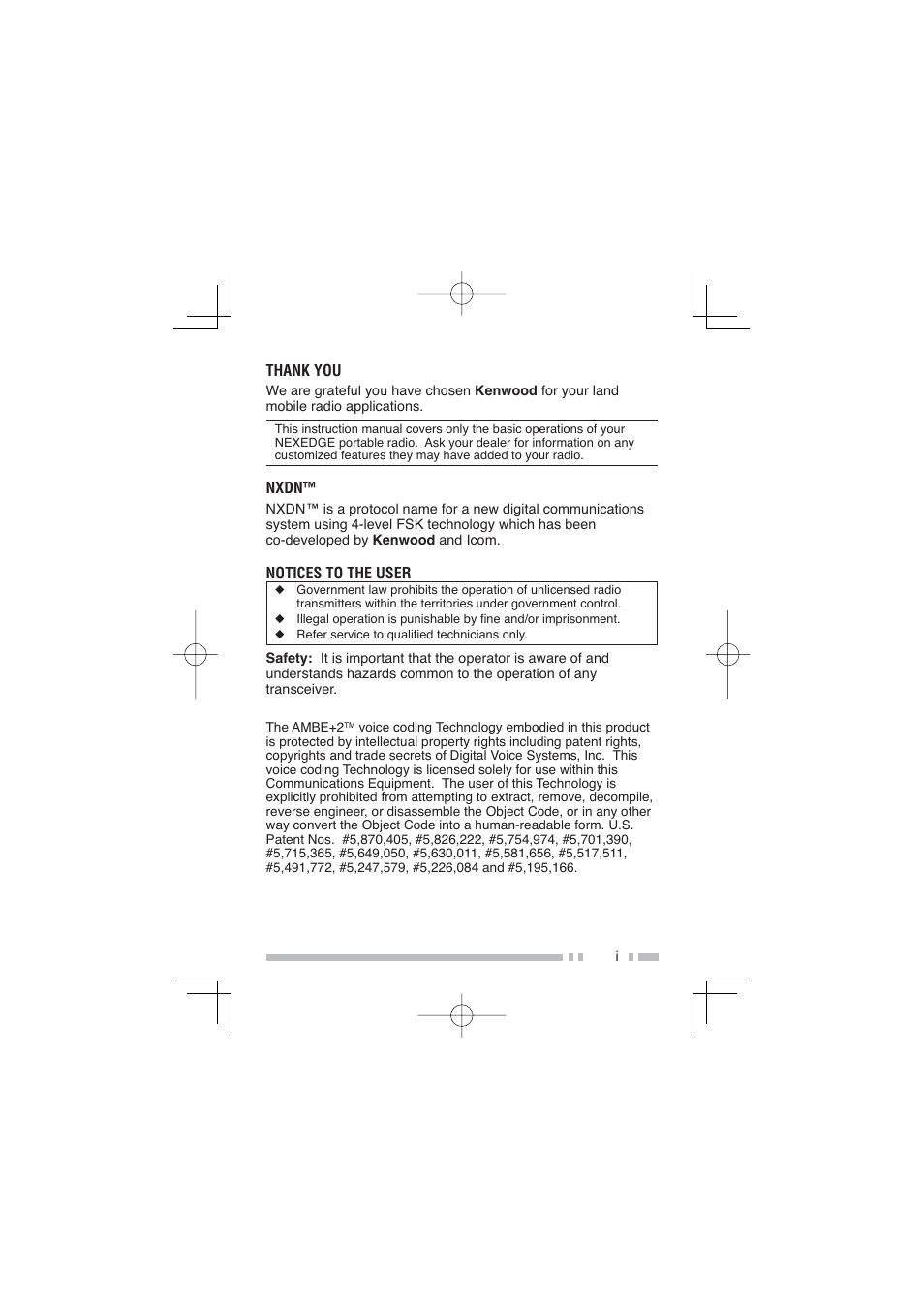 Kenwood NX-300SE User Manual | Page 4 / 47