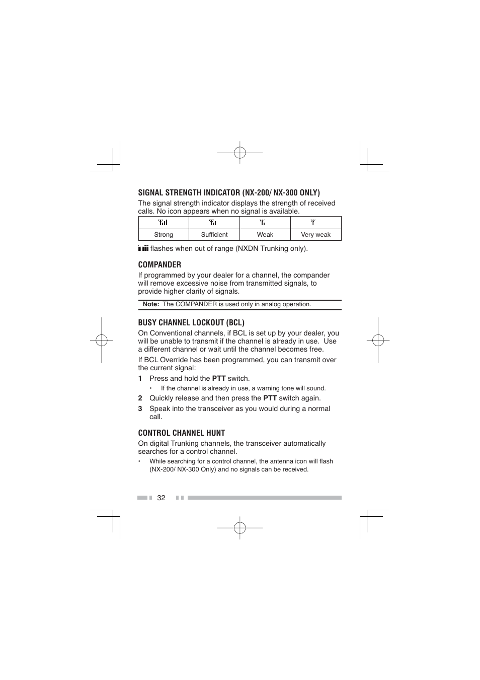 Kenwood NX-300SE User Manual | Page 43 / 47