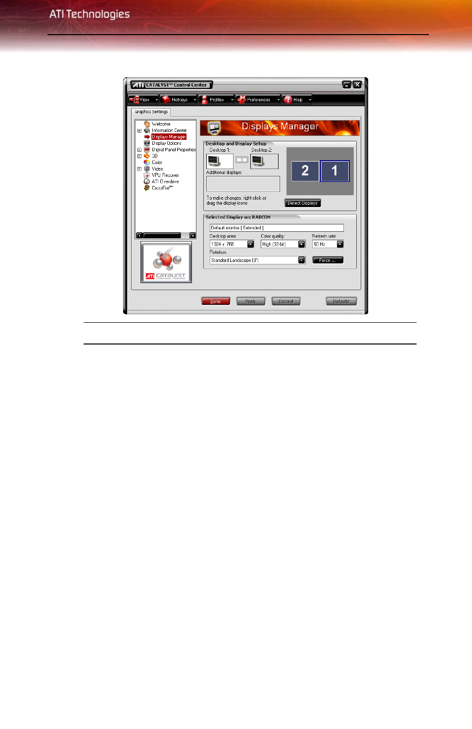 Video, Display options | ATI Technologies X1900 SERIES User Manual | Page 37 / 66