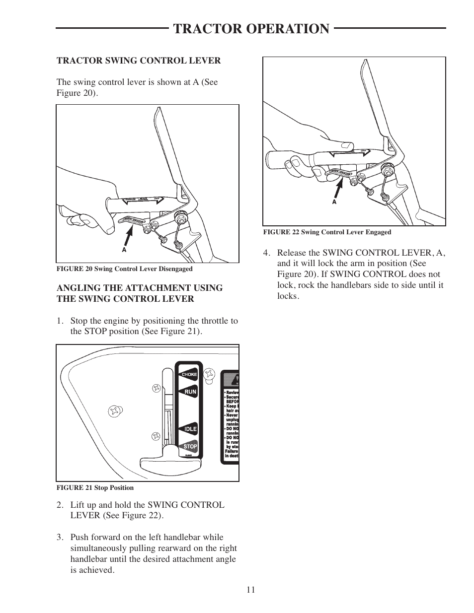 Tractor operation | ATI Technologies Preseeder 365 User Manual | Page 17 / 29