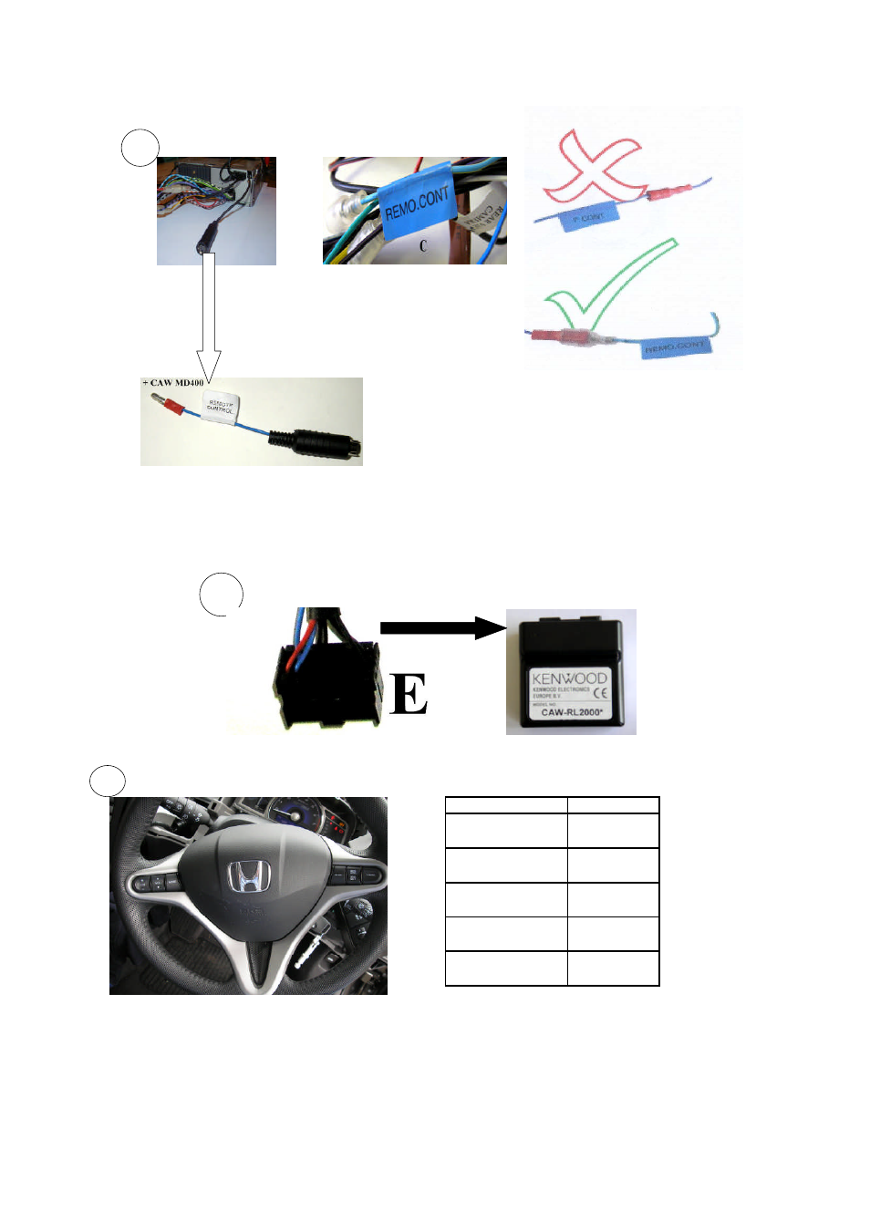 Kenwood CAW-HD2470 User Manual | Page 3 / 3