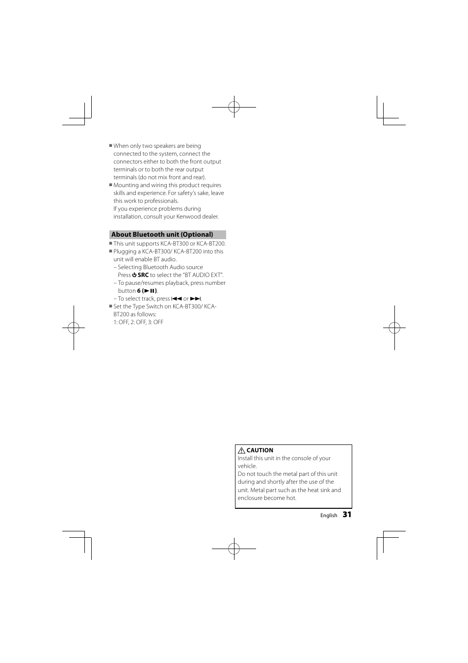 Kenwood KDC-DAB41U User Manual | Page 31 / 42