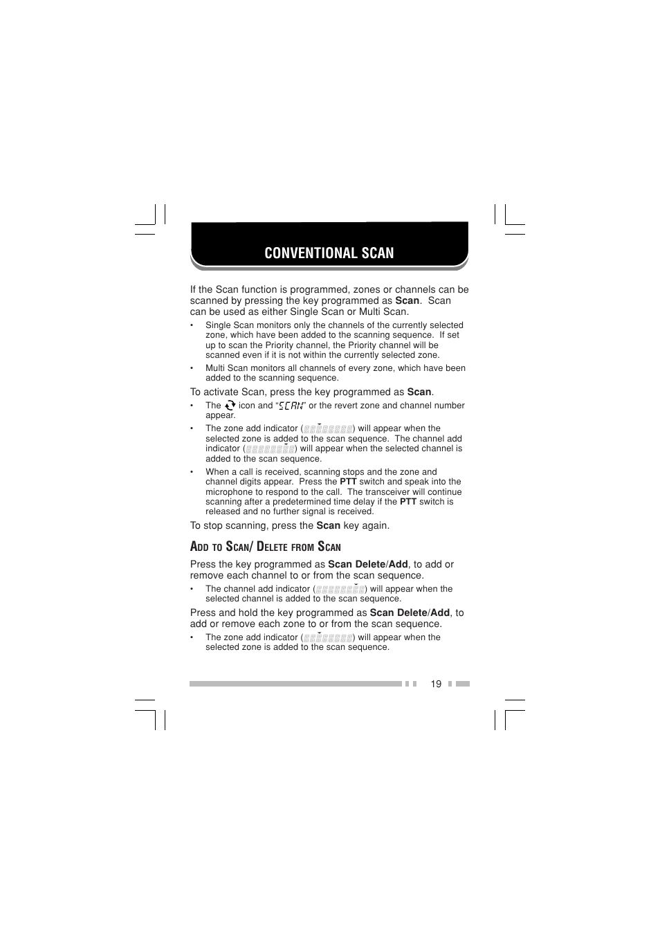 Conventional scan | Kenwood TK-3170E6 User Manual | Page 26 / 49